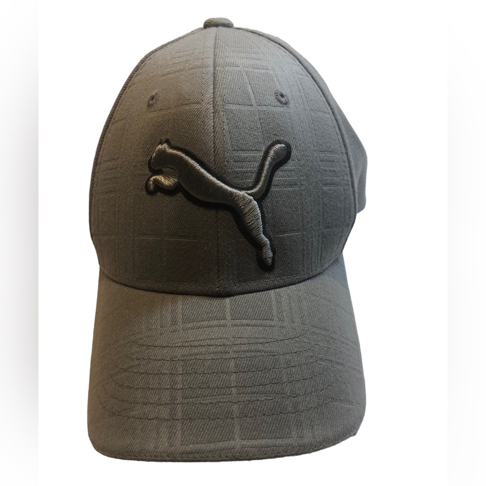 Puma cap Rudolf Dassler Sport Grey one size flex fit Baseball Hat Wool Blend